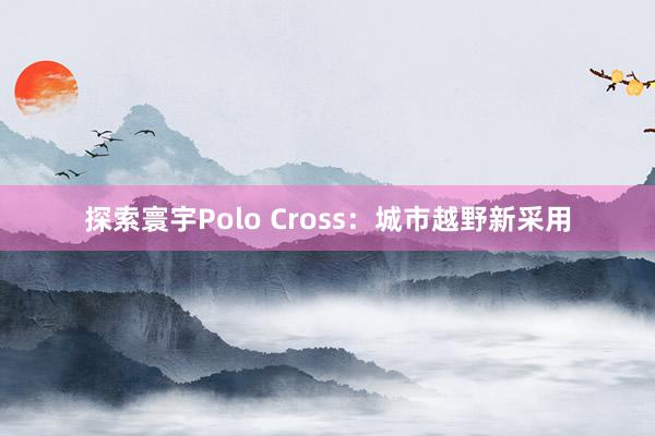 探索寰宇Polo Cross：城市越野新采用